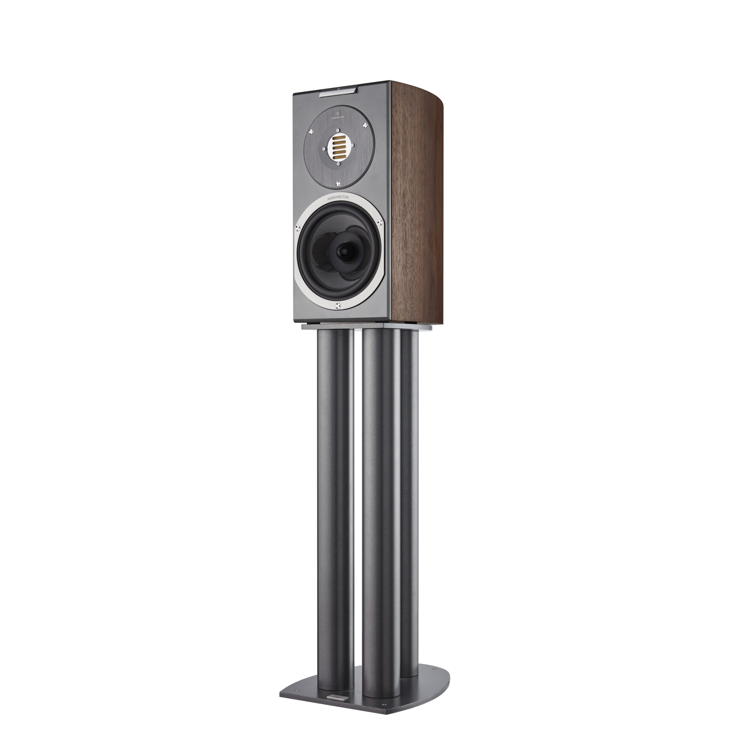 Audiovector R 1 Arreté standmount loudspeaker in Italian walnut finish