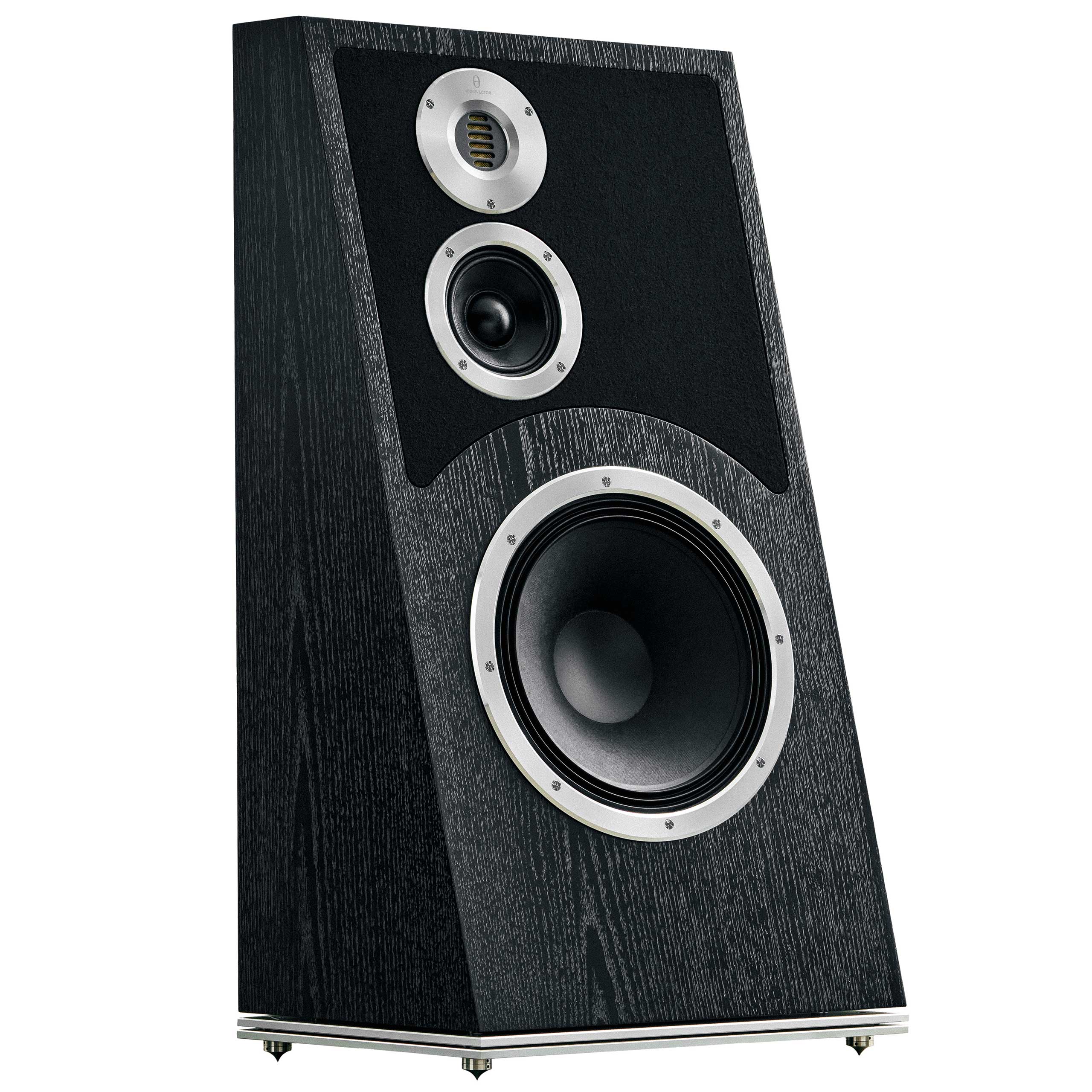 Audiovector Trapeze Reimagined floorstanding loudspeaker in Black Ash finish
