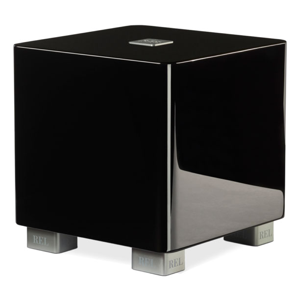 REL T/5x compact black subwoofer