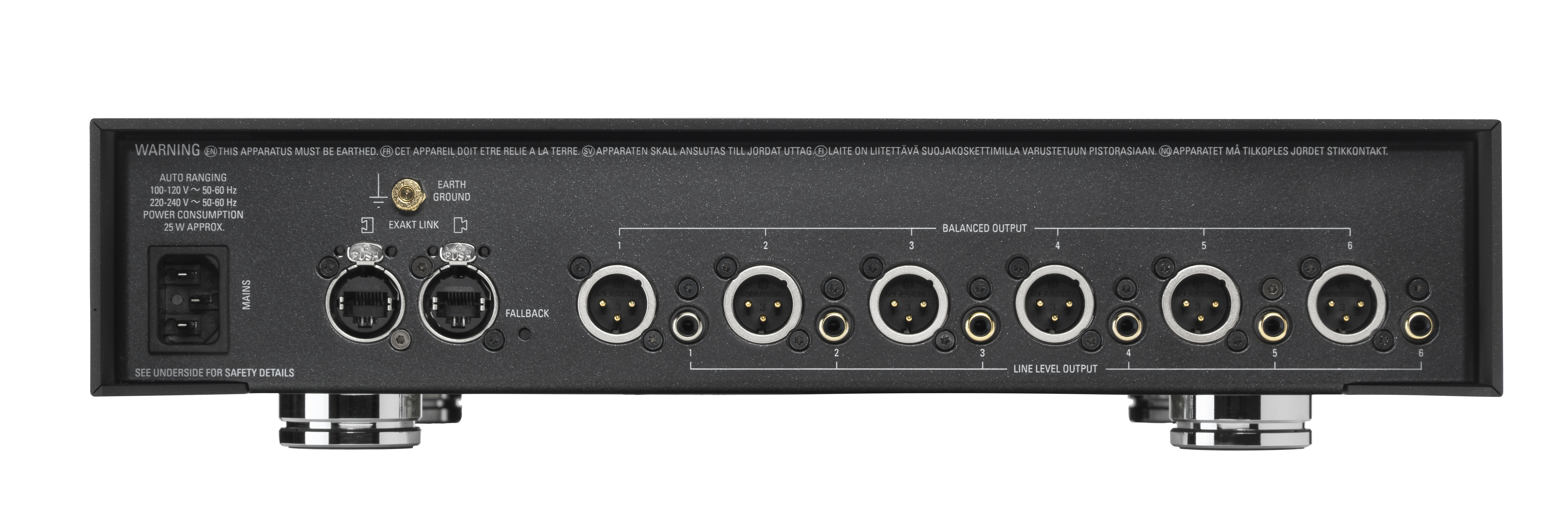 Linn 6-way Akurate Exaktbox Rear Black High-Res Linn 6-way Akurate Exaktbox Rear Black High-Res