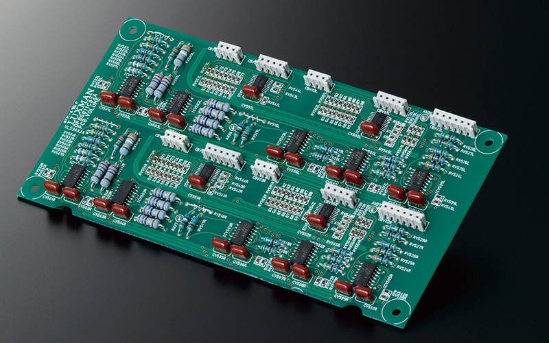 luxman 509x attenuator circuit detail